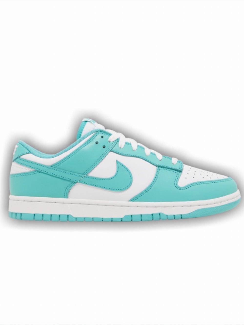 Nike Kids Low-Top Sneakers in Teal and White